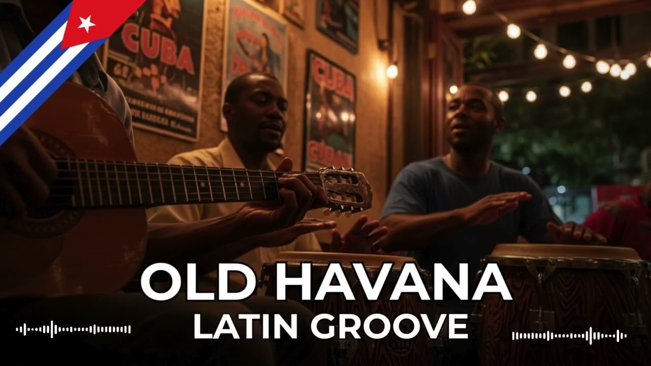 Cuban Jazz Havana Night 🌙 | Smooth Latin Jazz & Vintage Havana Caf&eacute; Ambience