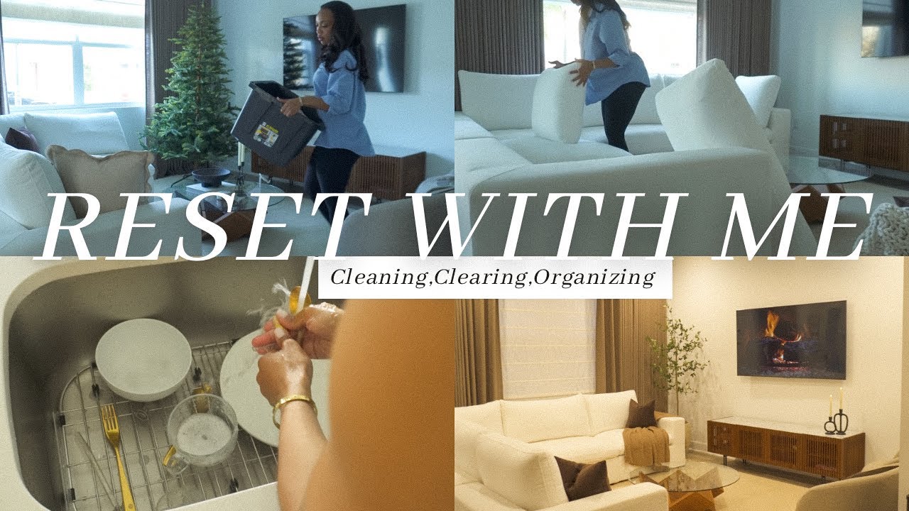 A Slow Reset to Start the Year | Clearing, Cleaning & Resetting Our Home