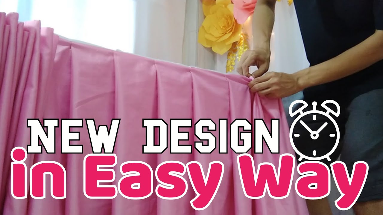 Easy Table Skirting  | New Design