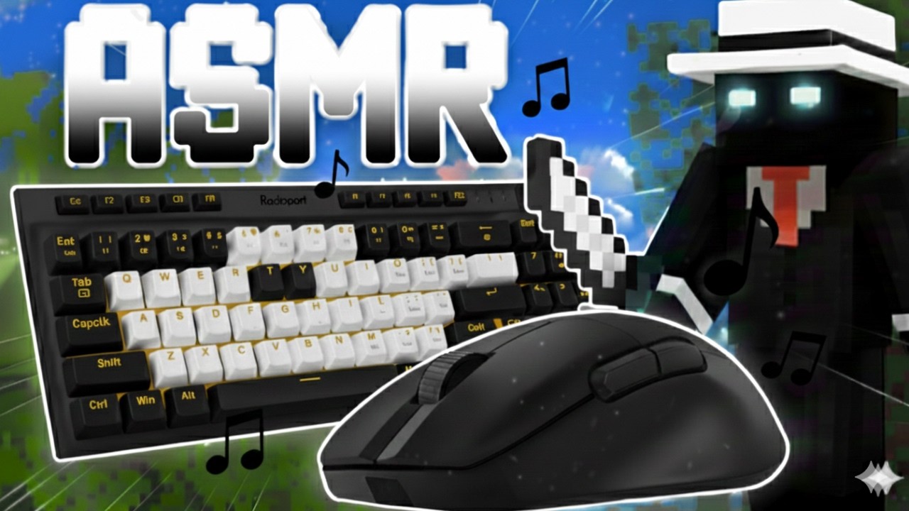 BedWars ASMR - Speed Bridging & Epic Kills | Keyboard & Mouse Sounds | #55