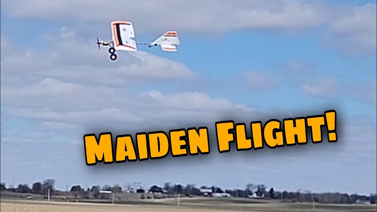 Maiden Flight Of My New E-flite Slow Ultra Stick 1.2m BNF!