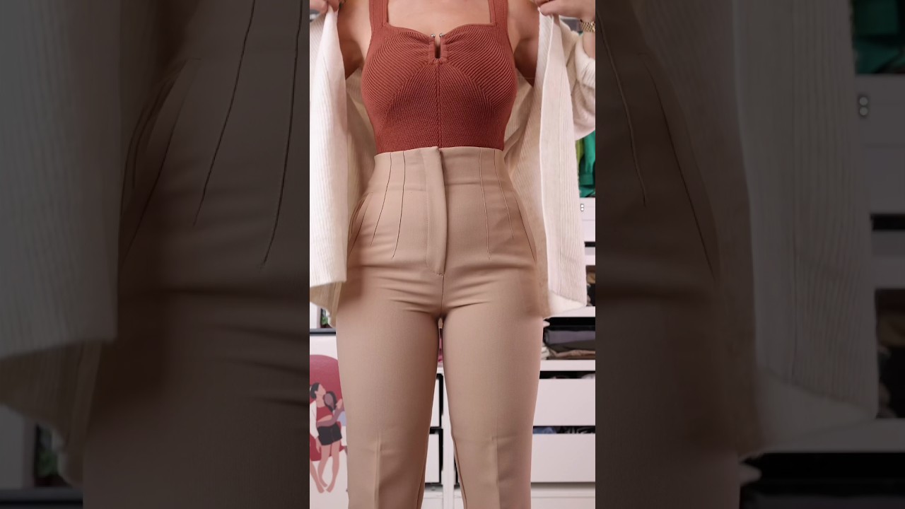 Essa cal&ccedil;a de alfaiataria &eacute; o segredo para um visual sofisticado e confort&aacute;vel! 🕊️ #modafeminina