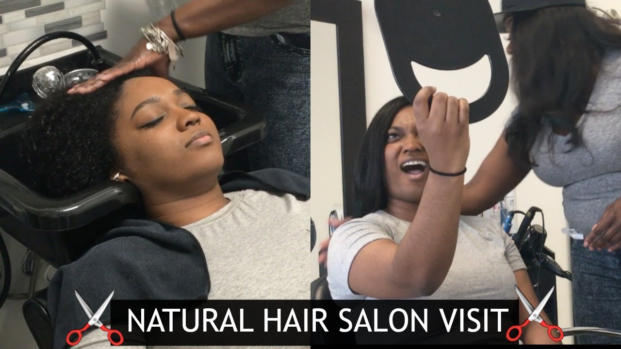 Come With Me: Natural Hair Salon Vlog