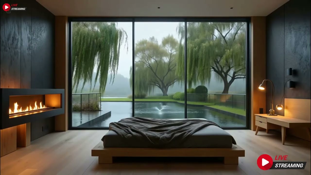 Relaxing Piano Music & Rain Sounds for Deep Sleep, Stress Relief and Anxiety, Meditation, Calming