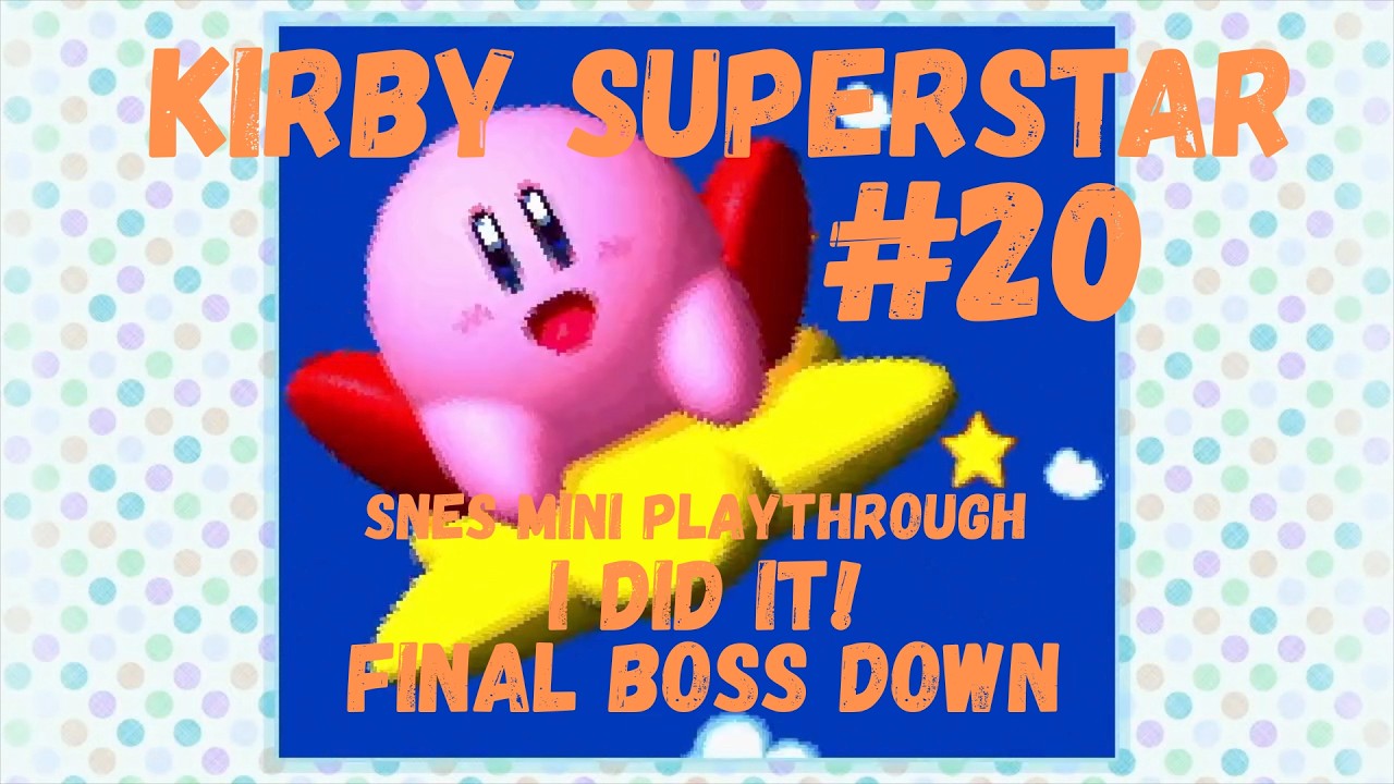🎮✨ Kirby Super Star SNES Mini – I DID IT. 😭✨ (I Had a Trick Up My Sleeve…) 💥✨ | EP20