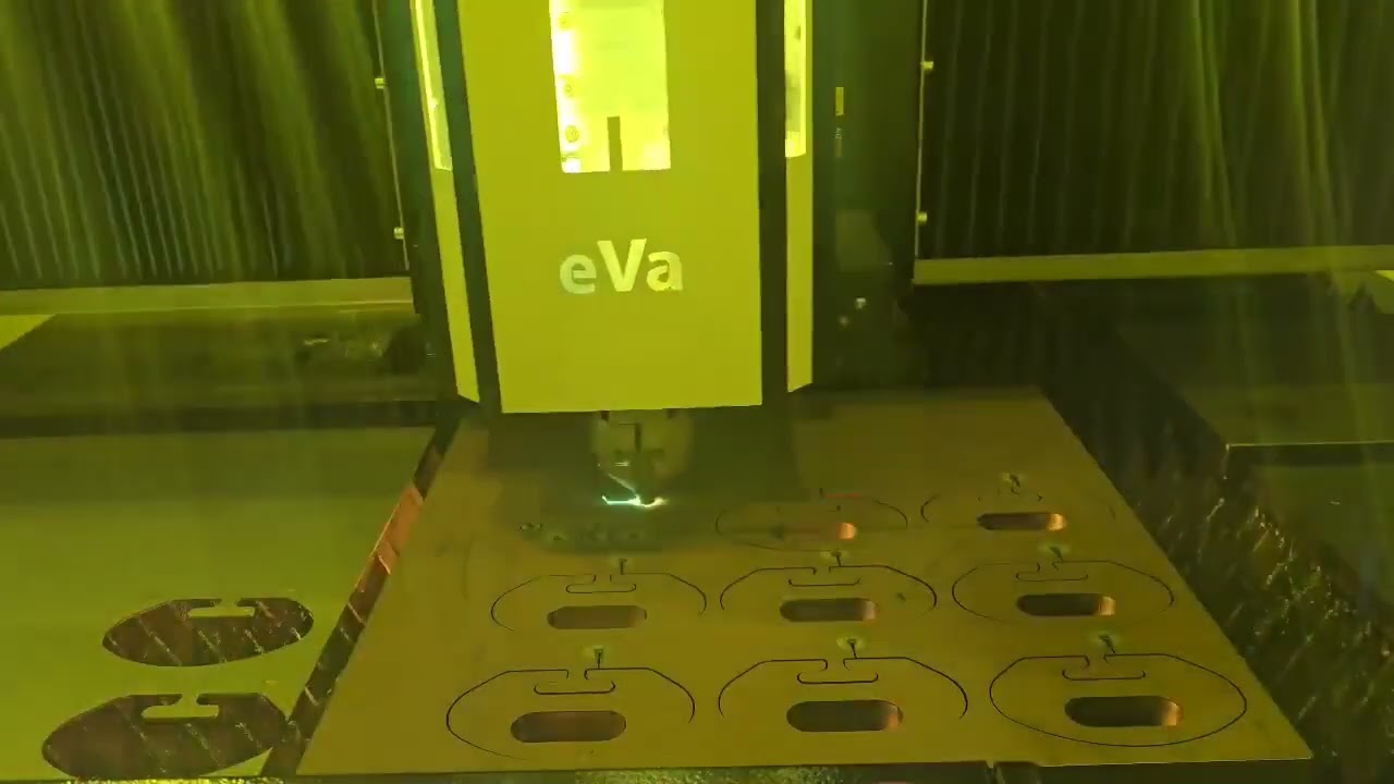 40kW 20mm Hardox Fiber laser cutting | Eagle Lasers