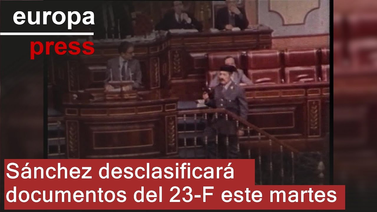 S&aacute;nchez anuncia que este martes se desclasificar&aacute;n los documentos del 23-F