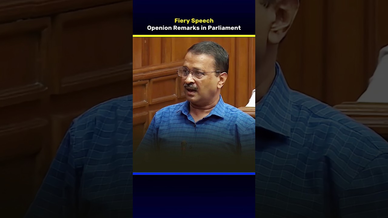 Arvind Kejriwal opening remarks in Parliament | Fiery Speech | Direct News