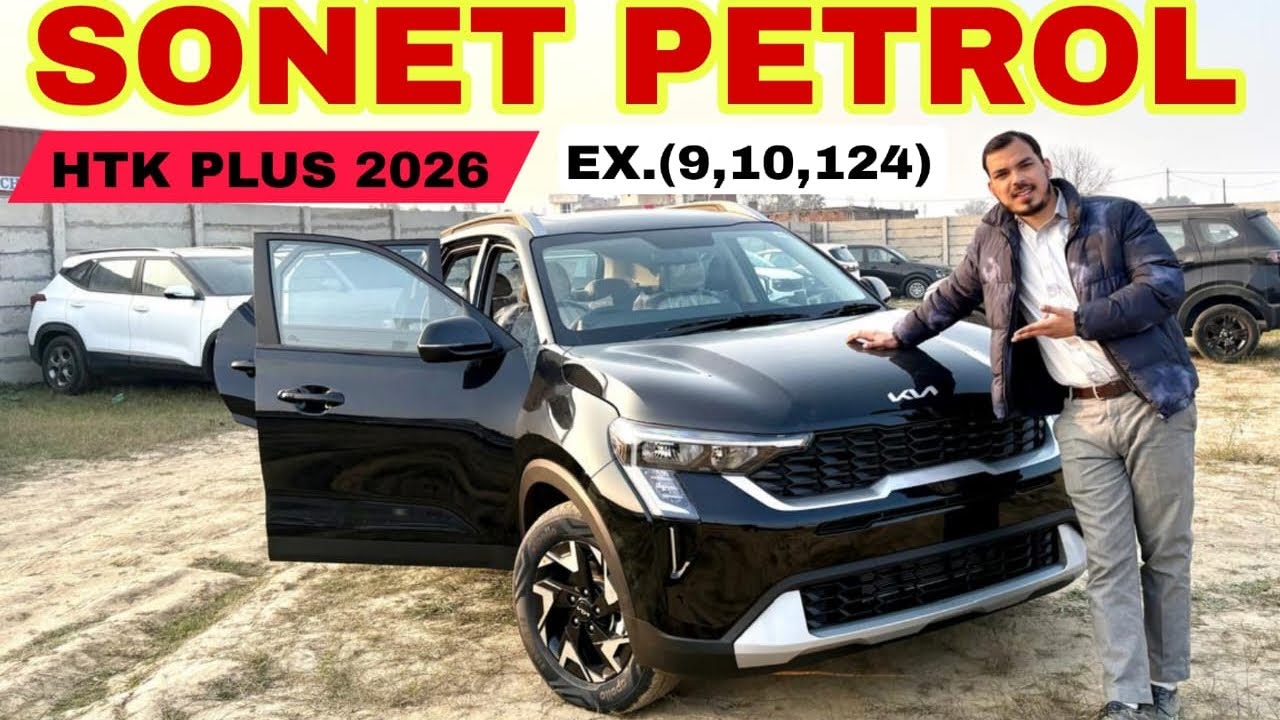 Most selling Model 2026 | New Sonet HTK plus 1.2 Petrol | Best mileage, Best looks and features 