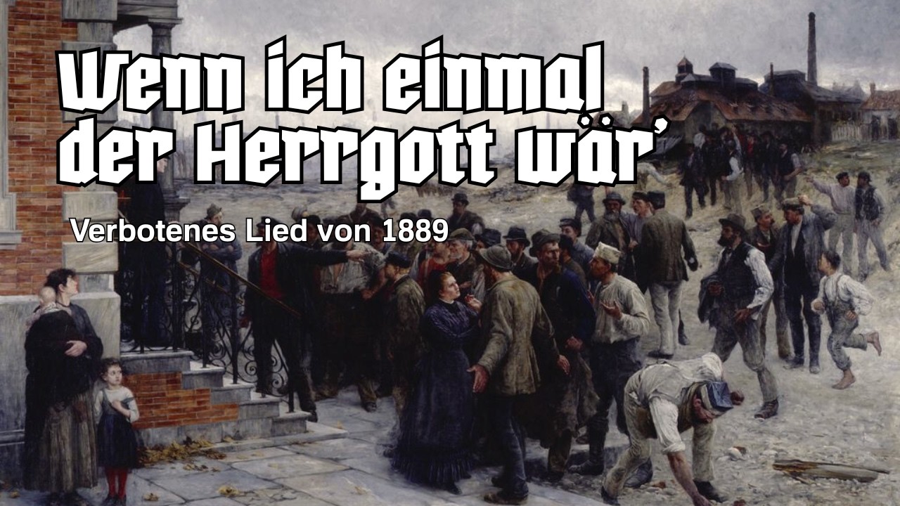 Wenn ich einmal der Herrgott wär' (1889) | Volkslied | Zupfgeigenhansel Fassg.