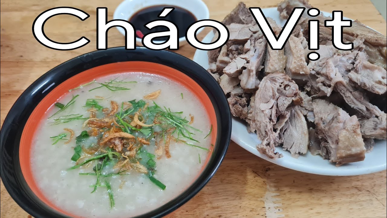C&aacute;ch nấu ch&aacute;o Vịt thơm ngon  đơn giản tại nh&agrave;