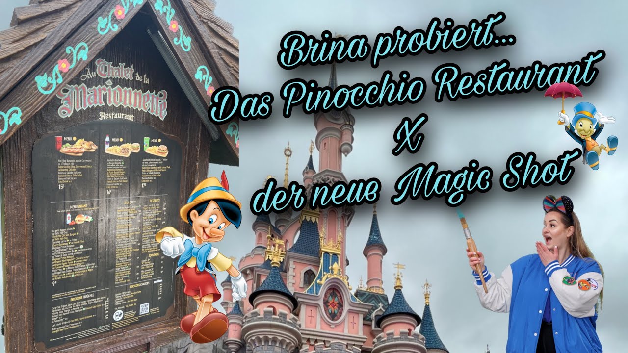 Brina probiert... Au Chalet de la Marionnette X Mini Vlog Disneyland Paris der neue Magic Shot