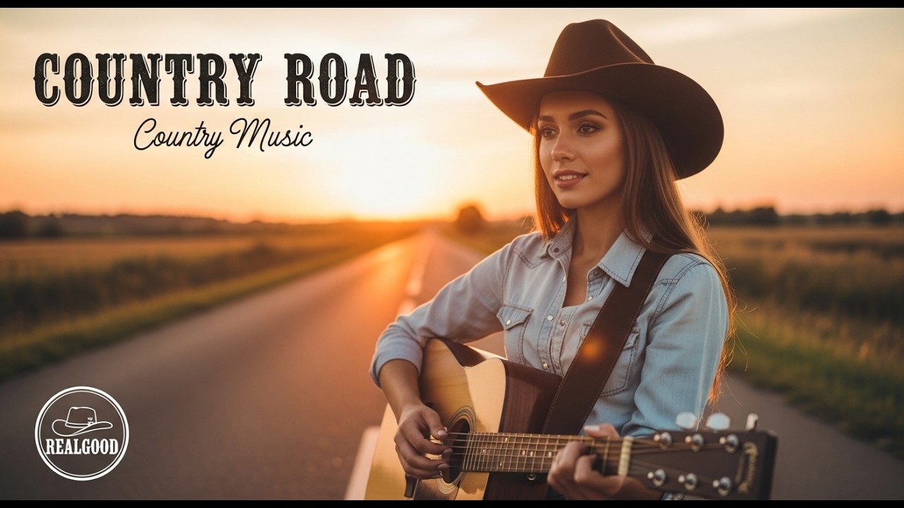 Acoustic Country Music for Road Trips – Open Road Sunset | Realgood