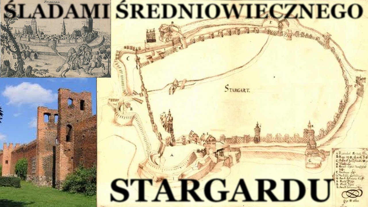 Nad PODZIEMNYMI KOMNATAMI Stargardu Średniowieczne mury obronne starego miasta nie wykopki tunele