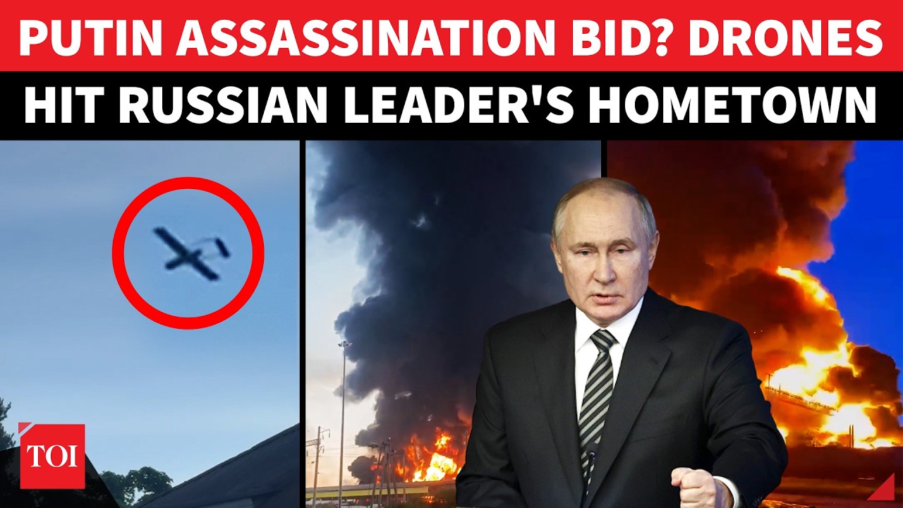 ASSASSINATION BID ON PUTIN? Drone Raid Hits Russian Leader's Home City During High-Profile Summit