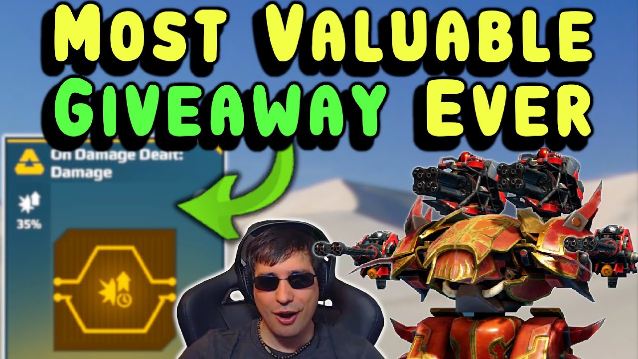 Best Value GIVEAWAY Ever! War Robots Live Stream Gameplay WR