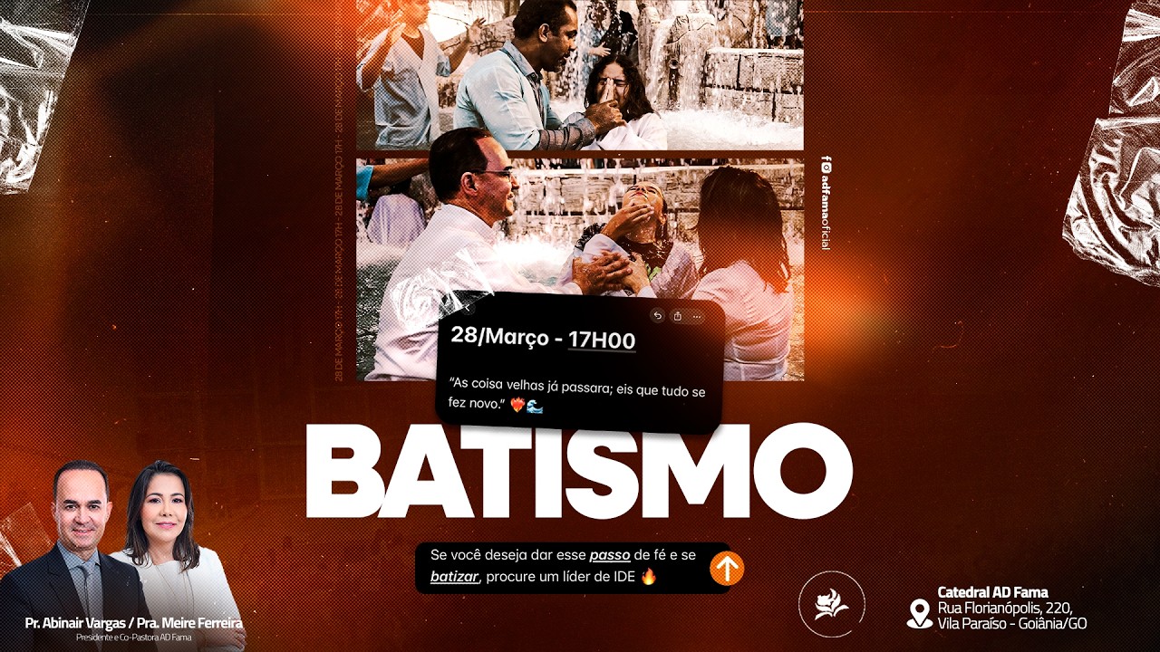 [28/03/2026] | BATISMO GERAL | AD FAMA SEDE