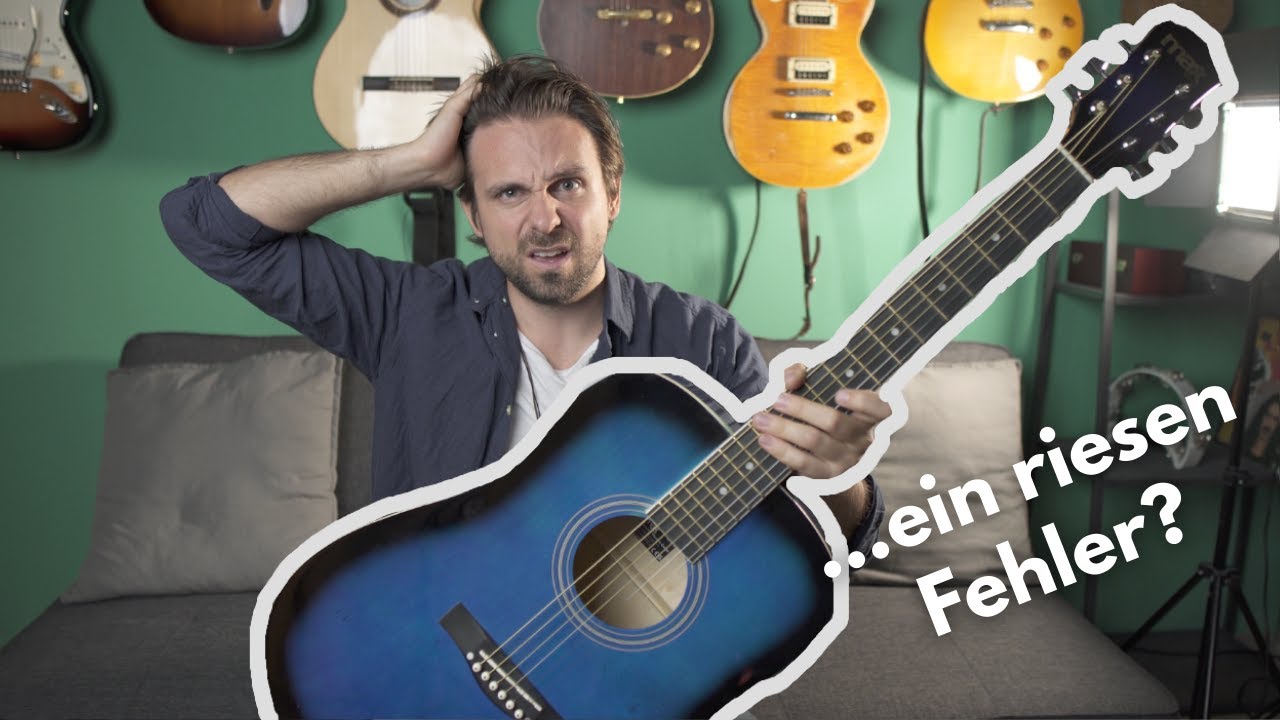 Ich habe die BILLIGSTE Gitarre gekauft. Ein großer Fehler, oder...