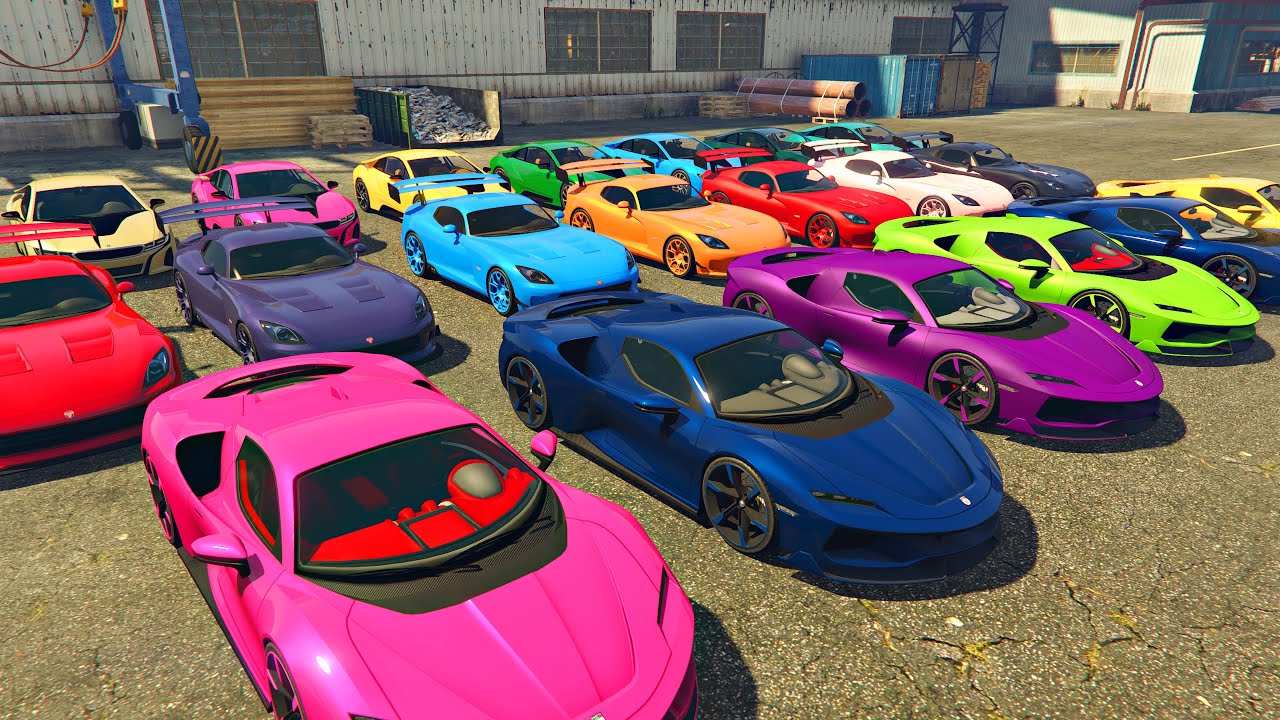 GTA V SPORTS CARS PS5 PRO GAMEPLAY! (NO COMMENTARY)
