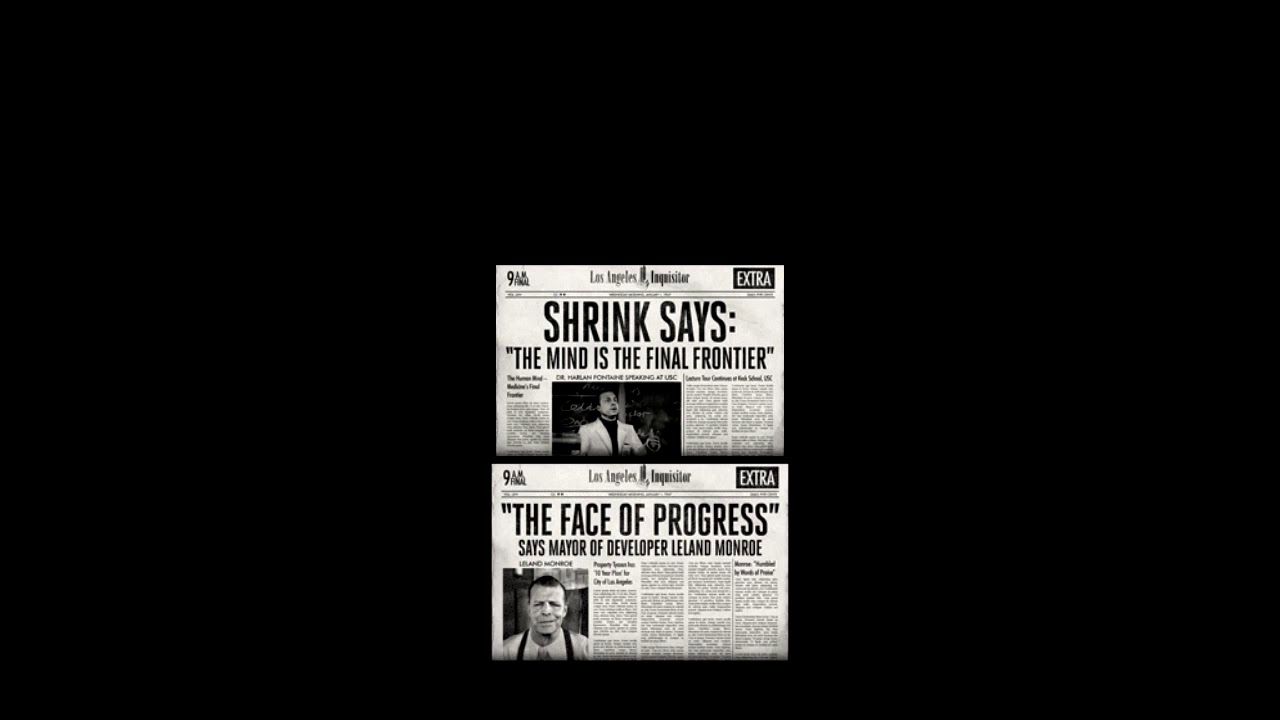 L.A. Noire newspaper dialogue