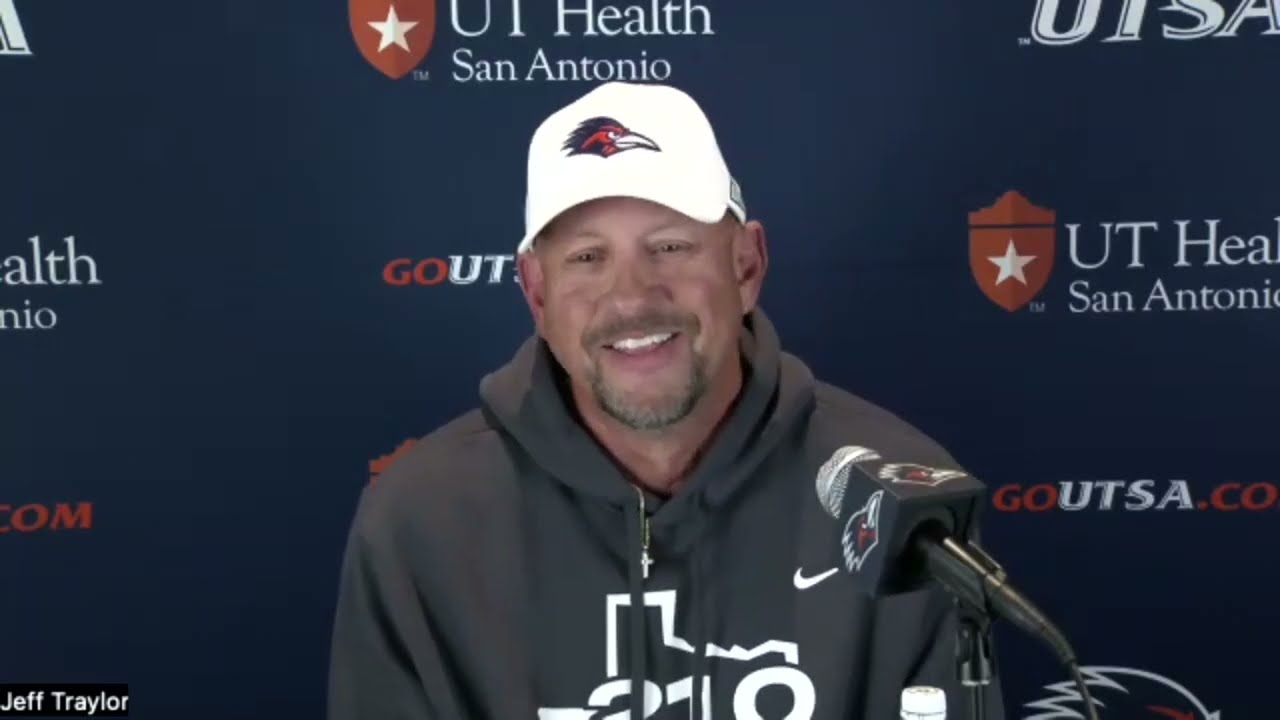 UTSA Head Coach Jeff Traylor 2026 Recruiting Class Media Zoom 12.3.25