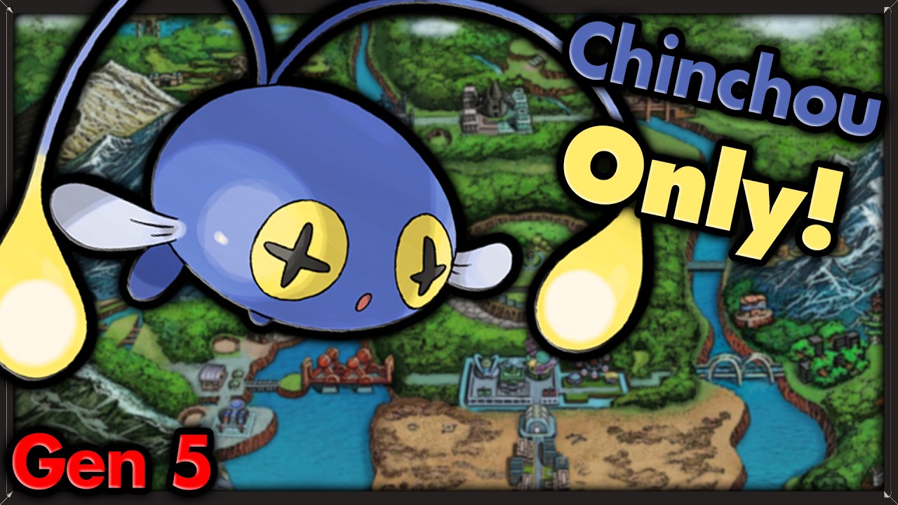 Can I Beat Pokemon Black with ONLY Chinchou? 🔴 Pokemon Challenges