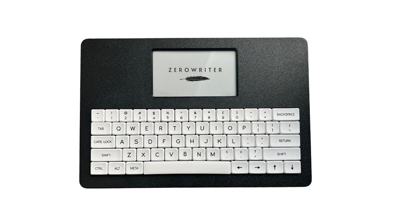 Zerowriter Ink -  Your Open-Source E-Paper Typewriter