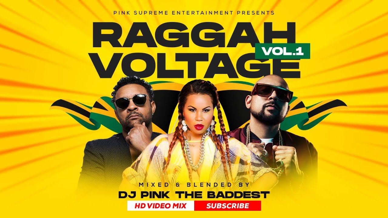 DJ PINK THE BADDEST - RAGGAH VOLTAGE VIDEO MIX VOL.1 | SHAGGY | DADDY YANKEE | SERANI | T.O K |RUPEE