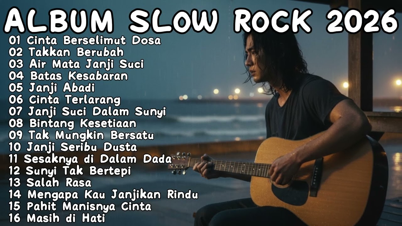 ALBUM LAGU SLOW ROCK MELAYU 2026 🎧 Galau, Sedih, Menyentuh Hati 🎶 Cinta Terlarang-Janji Seribu Dusta
