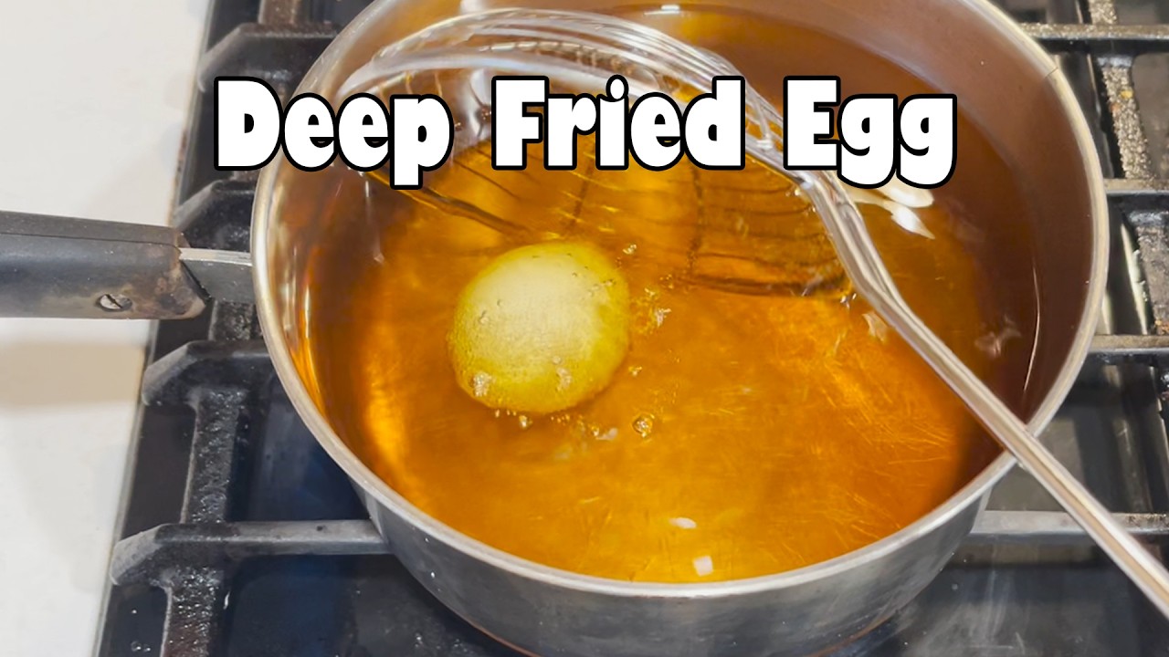 Why You Should Never Try to Deep Fry A Raw Egg