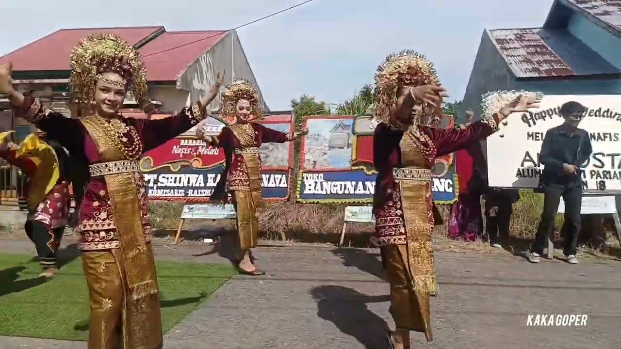 Ma'arak marapulai tradisi adat budaya minang pariaman sumbar resepsi pernikahan Melati & Nafis