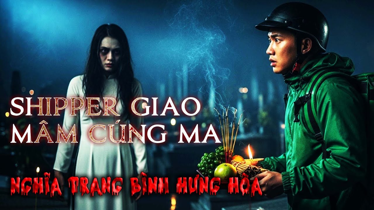 SHIPPER GIAO MÂM ĐỒ CÚNG CHO MA Ở NGHĨA TRANG BÌNH HƯNG HÒA - CHUYỆN MA CÓ THẬT BẾP ÂM DƯƠNG
