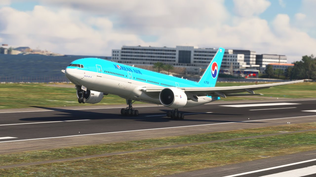 Korean Air Takeoff at Antonio Carlos Jobim Airport – Very Smooth and Powerful
