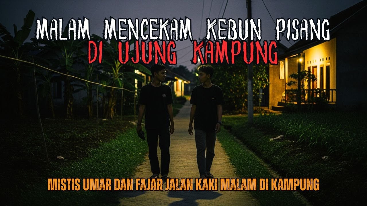MALAM MENCEKAM SETELAH TAHLILAN HARI KE TUJUH! MISTIS PULANG MALAM DI KEBUN PISANG UJUNG KAMPUNG