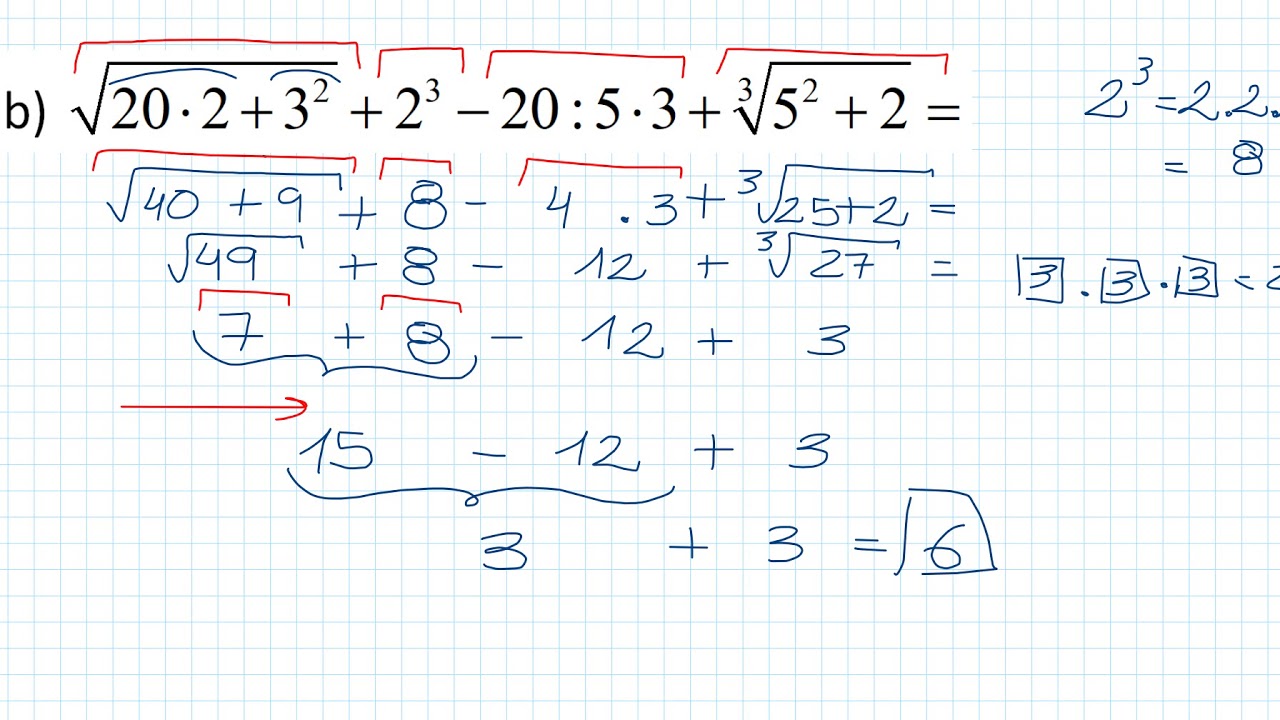 Resolución de cálculos combinados