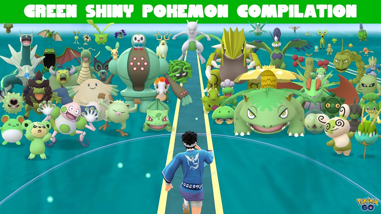 Trainer Tries to Catch Every Green Shiny Pokemon in Pokemon GO!