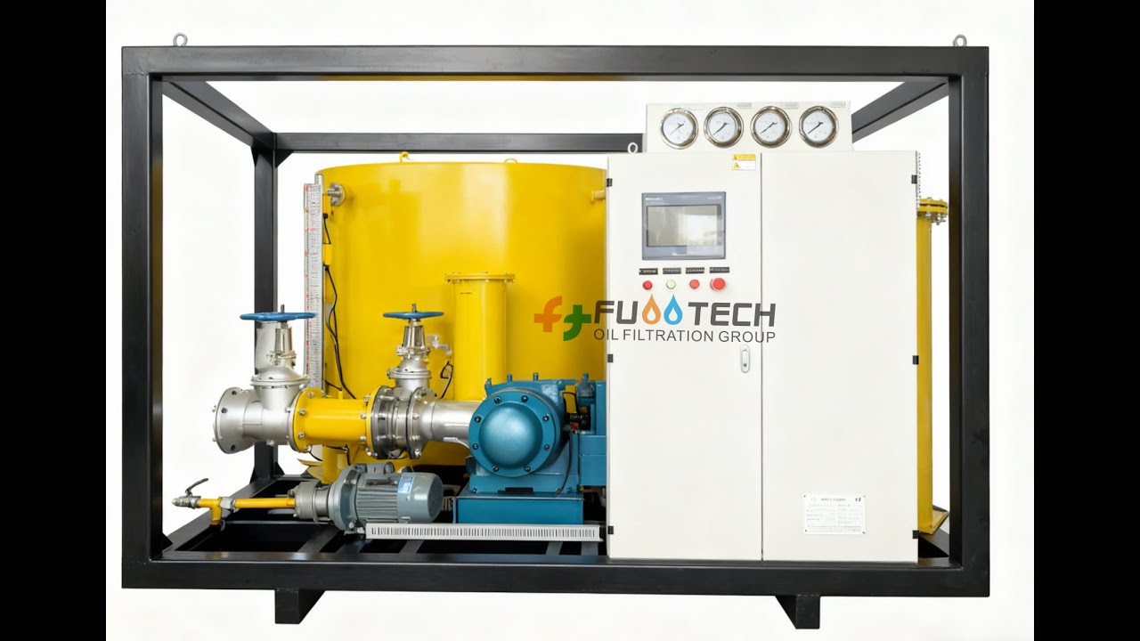 Detailed Operation Video of FUOOTECH FT-FL-1200 (1200 LPM) Lube Oil Flushing Skid