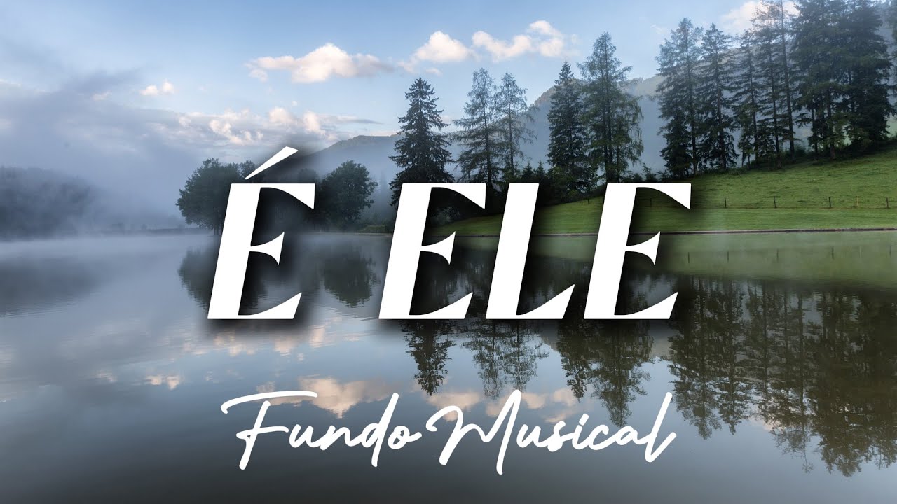 Lindo Fundo Musical -  É ELE  ( Drops) | Instrumental Piano | Devocional  | Oração