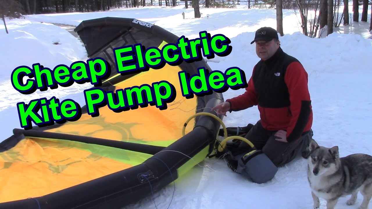Cheap Electric Kite Pump Idea & How To Power It