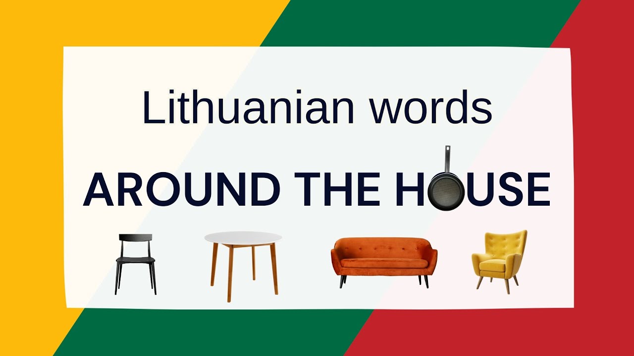 Learn Lithuanian: Around the House 🏠 | Essential A1 Words for Beginners