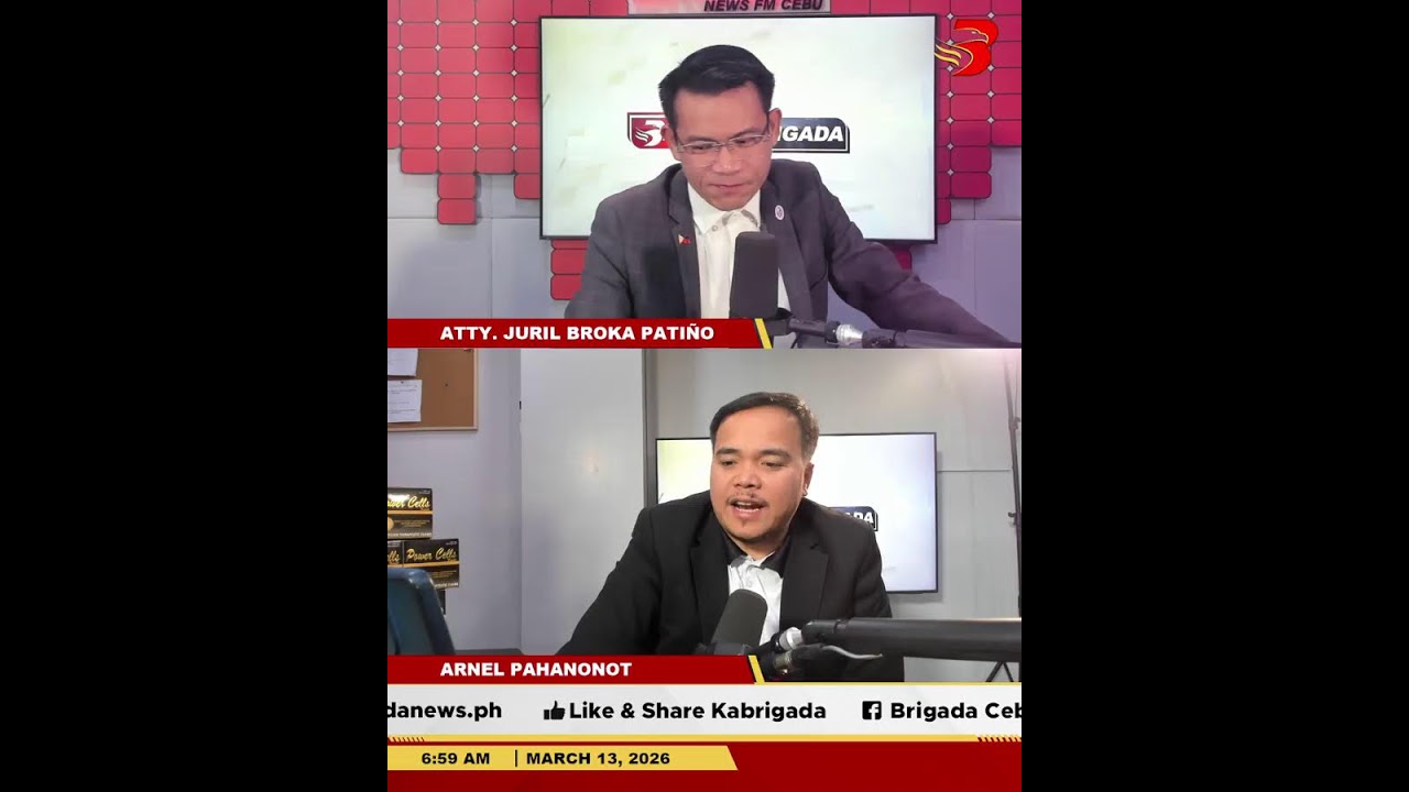 𝐁𝐀𝐍𝐀𝐓 𝐁𝐑𝐈𝐆𝐀𝐃𝐀 MARCH 13, 2026 | FRIDAY 90.7 BRIGADA NEWS FM CEBU