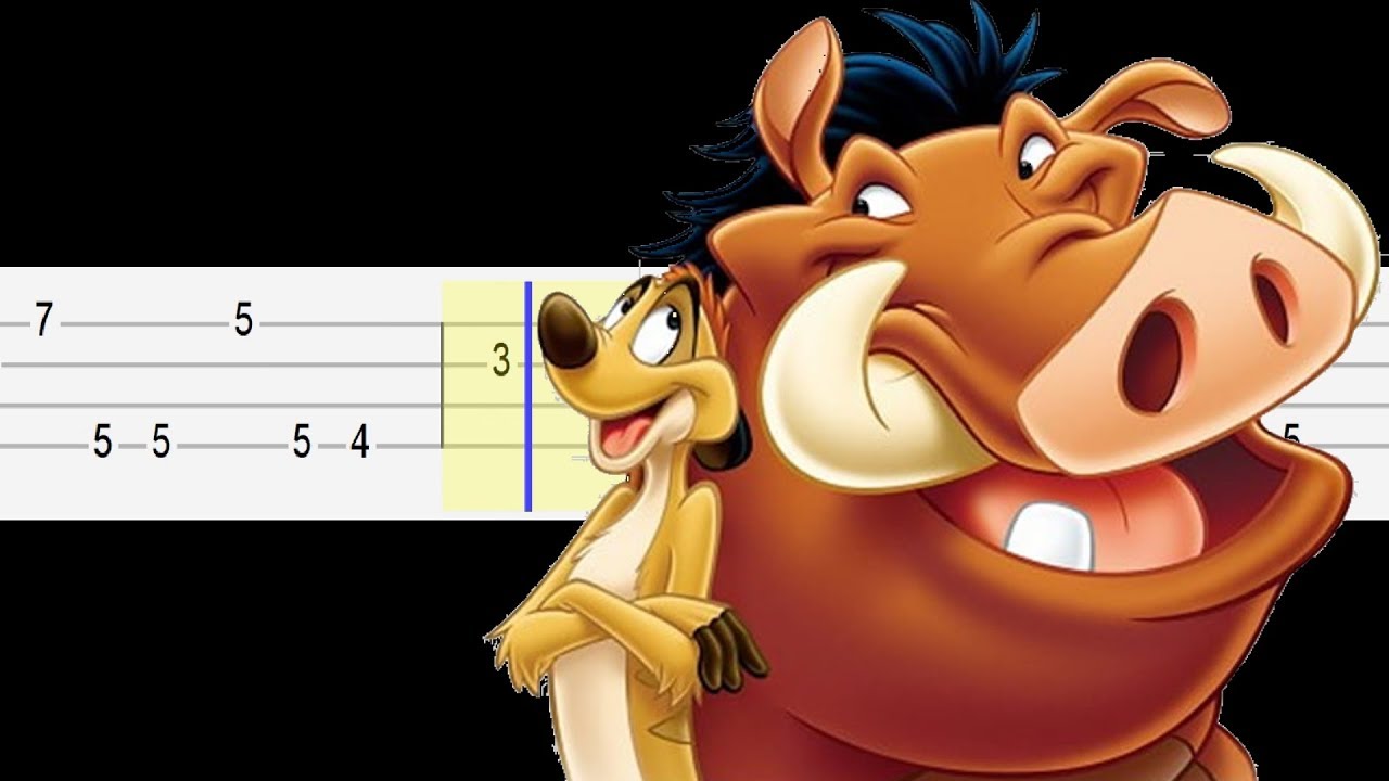 The Lion King - Hakuna Matata (Easy Ukulele Tabs Tutorial)