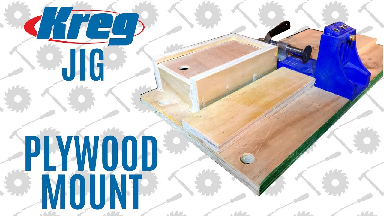 Kreg Jig Plywood Mount With Storage