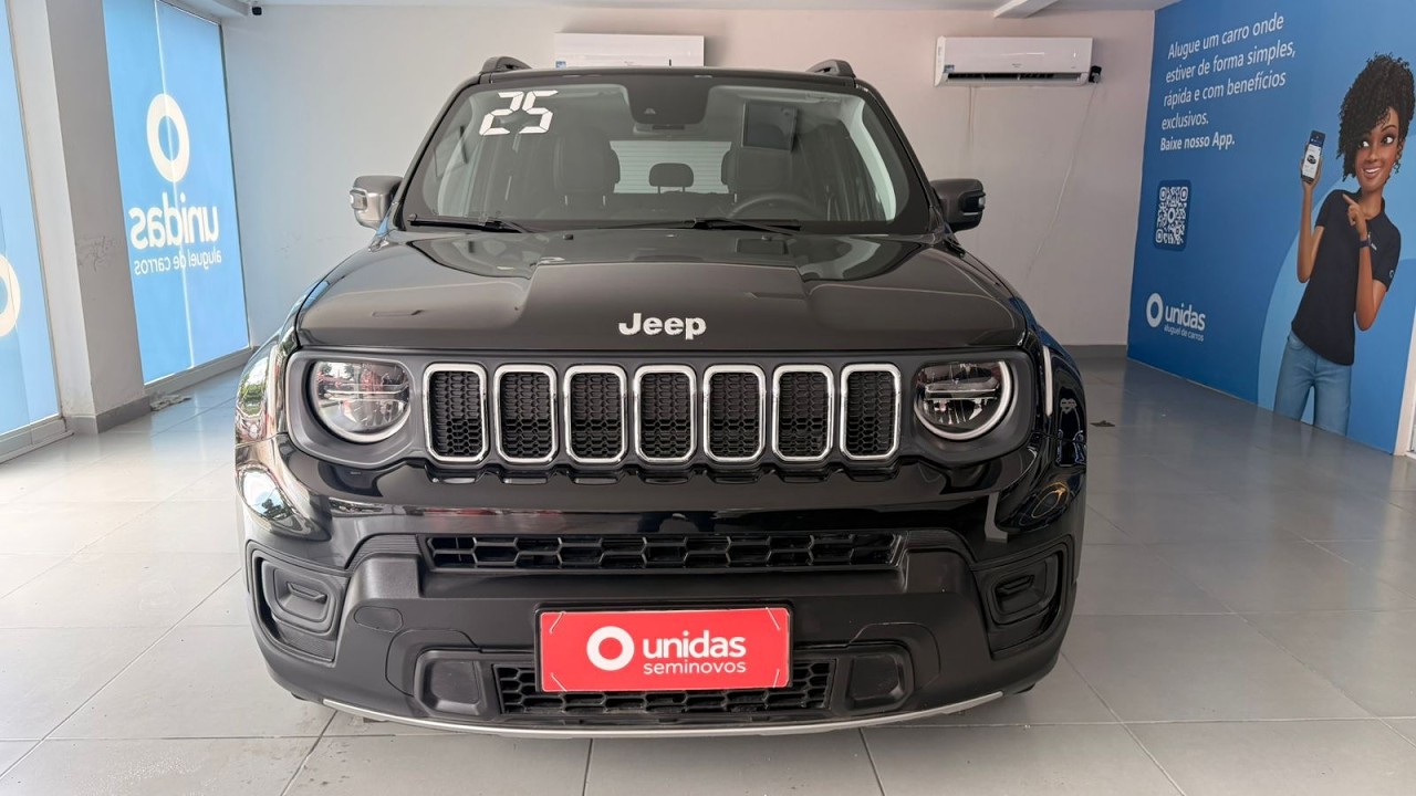 Jeep Renegade Long. T270 1.3 TB 4X2 Flex Aut. 2025- Unidas Seminovos - Fabio Faustino