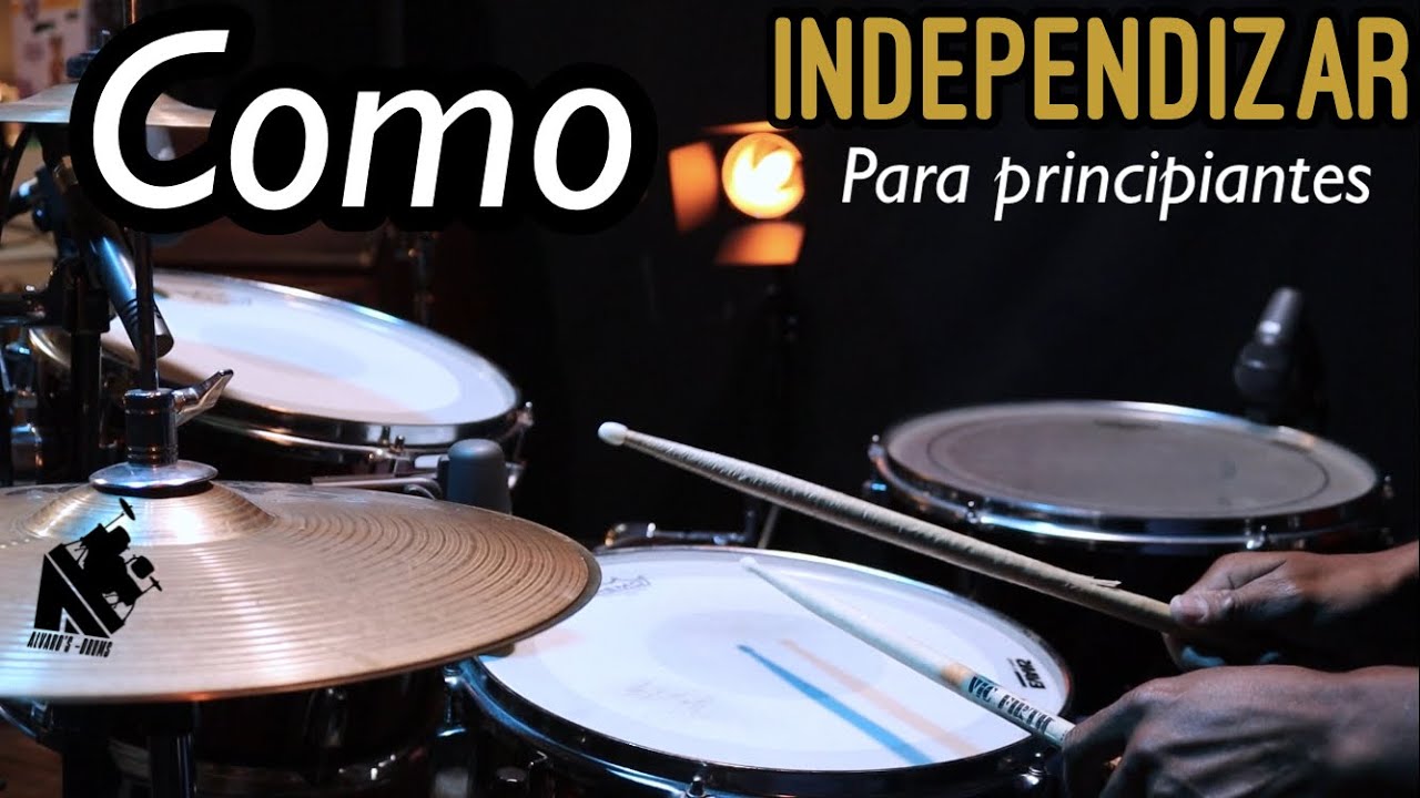 como independizar pies y manos en la bateria//ejercicos de bateria