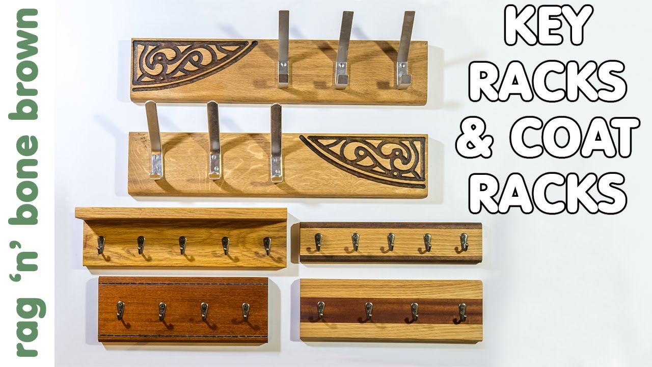 Making Key Racks & Hat & Coat Racks - Scrap Wood Project