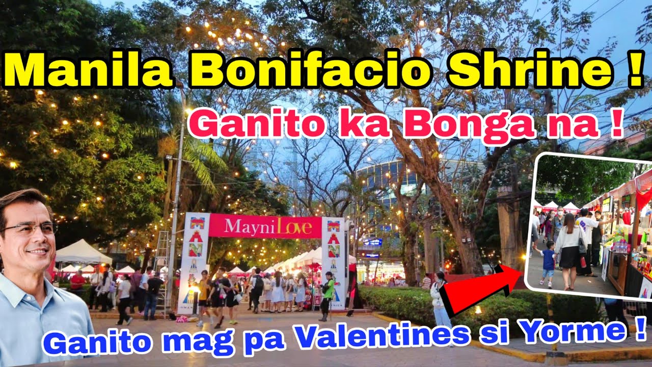 Manila Bonifacio Shrine ganito ka bonga na ! Yorme ganito mag pa valentines si Yorme ! Feb 7 2026