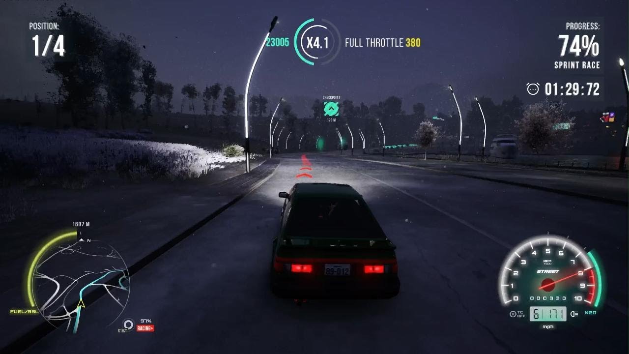 CarX Street - Snowy Night Races w/ AE86 - C5 Elite Races