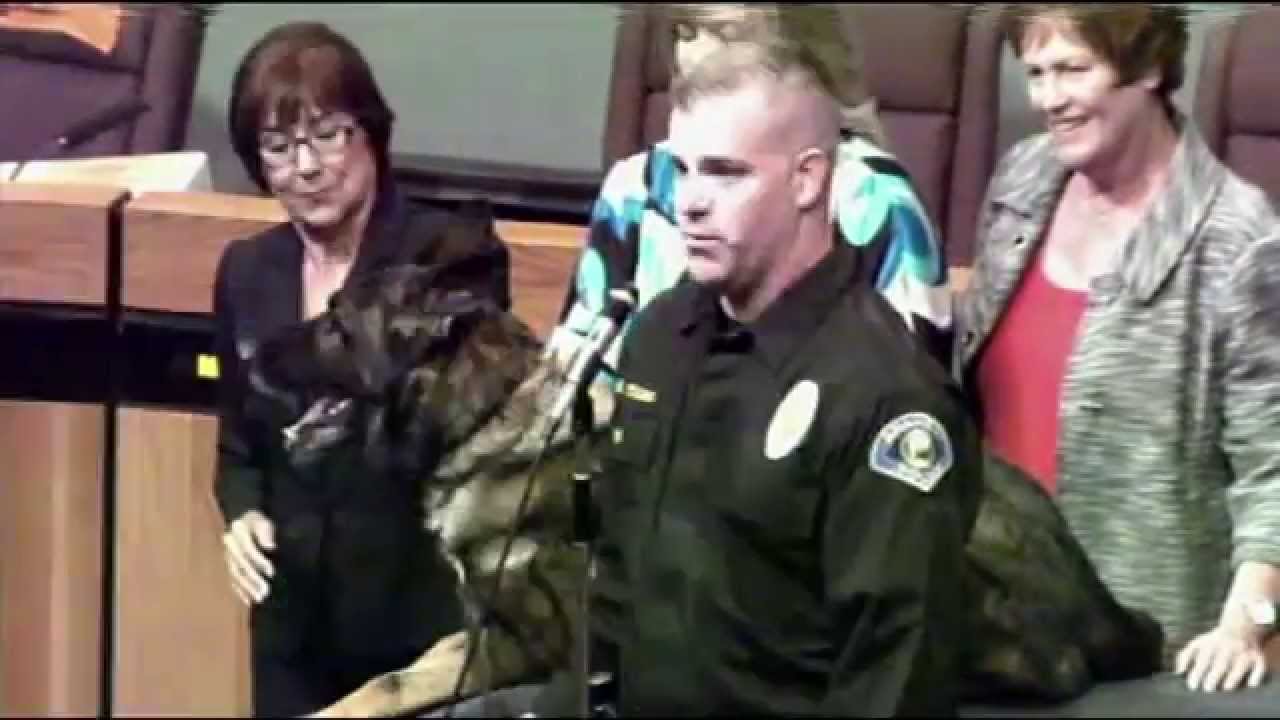 Anaheim City Council honors K9 Bruno