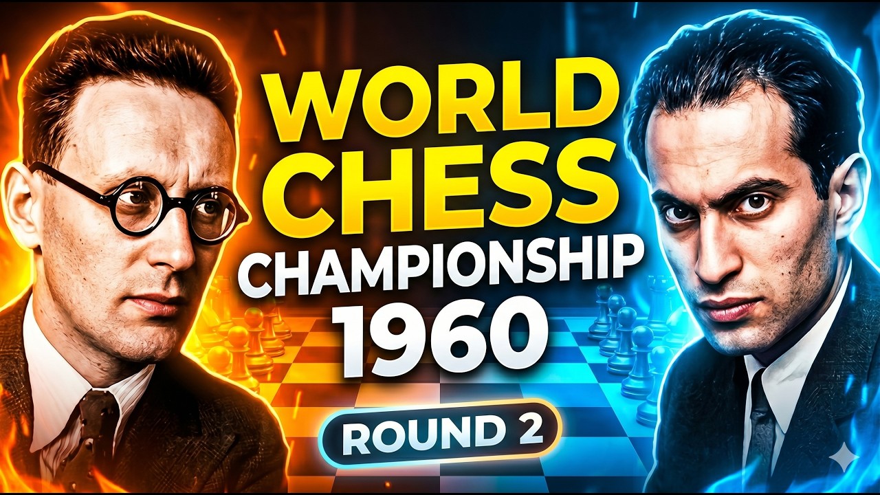 1960 World Chess Championship | Botvinnik vs Tal | The Battle Intensifies in Moscow - Round 2